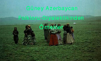 Guney Azerbaycan Folkloru-Diyaloqtikinden Örnekler